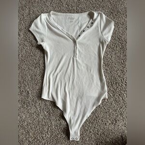 American eagle white bodysuit medium